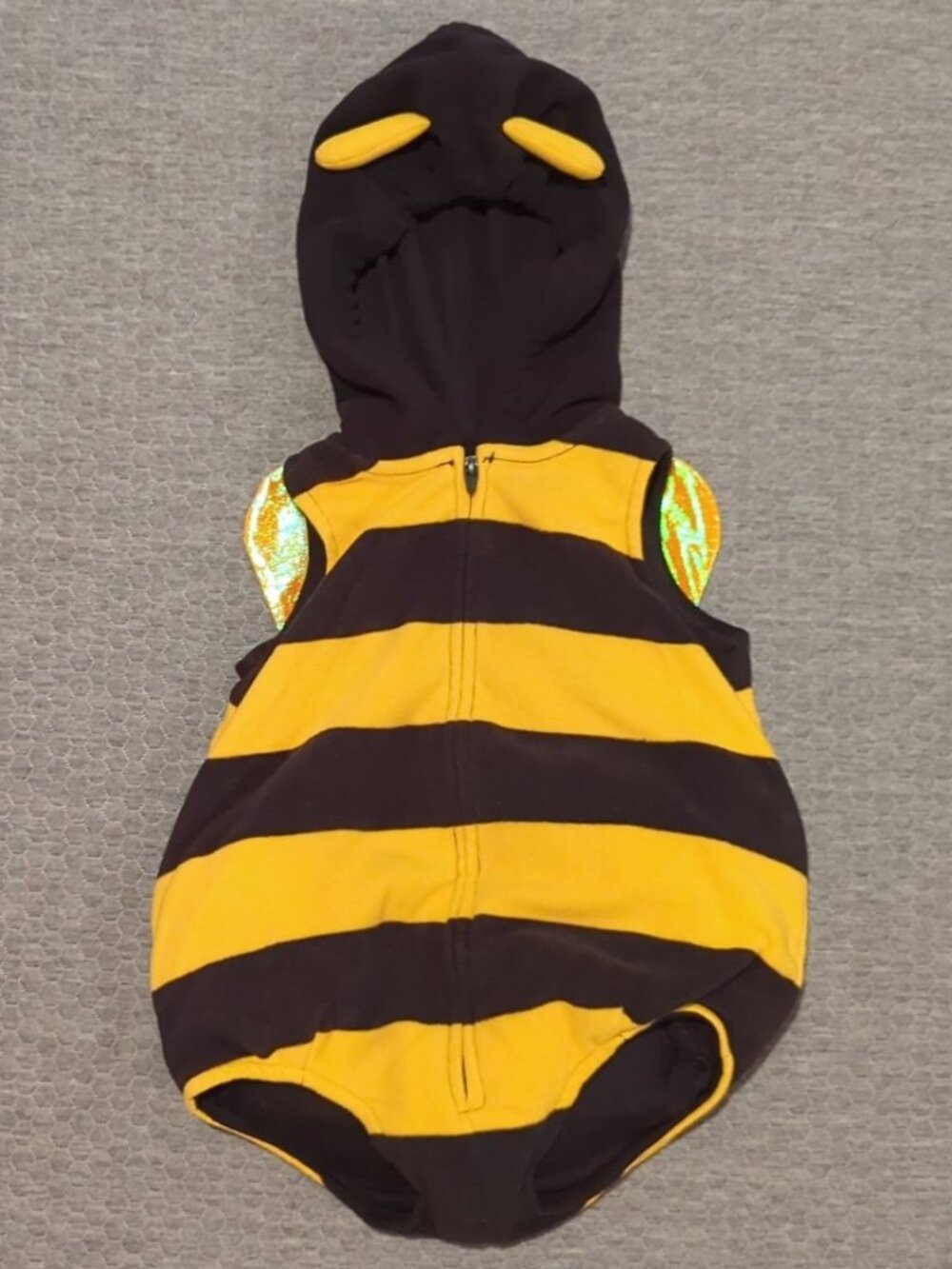 Carter's Baby Bee Halloween Costume with Wings, Infant Size 6-9M, Good Condition